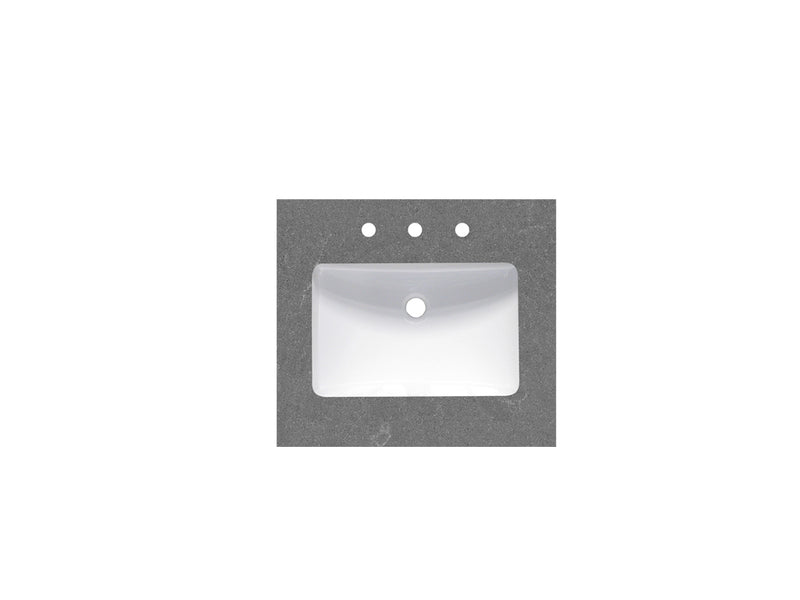 Fairmont Designs 2cm (3/4") 25" Quartz Top Ease Edge - Single