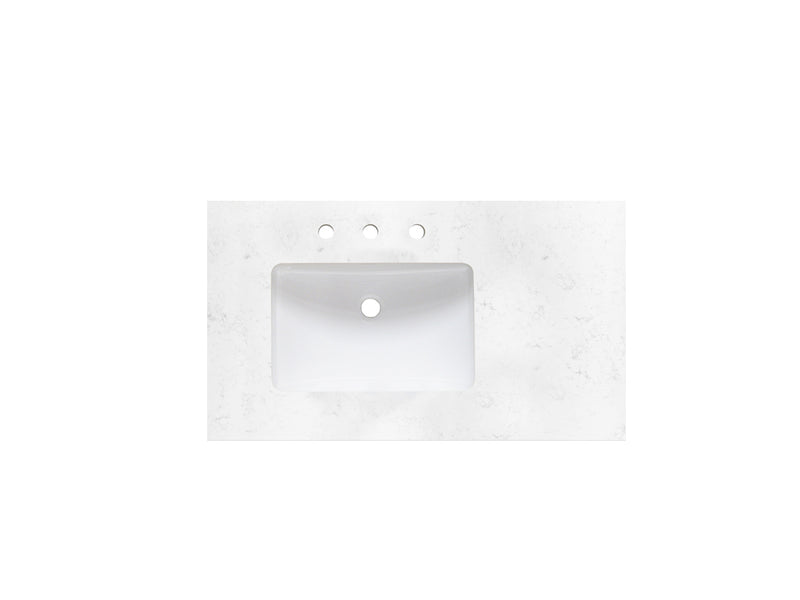 Fairmont Designs 2cm (3/4") 37" Quartz Top Ease Edge - Single