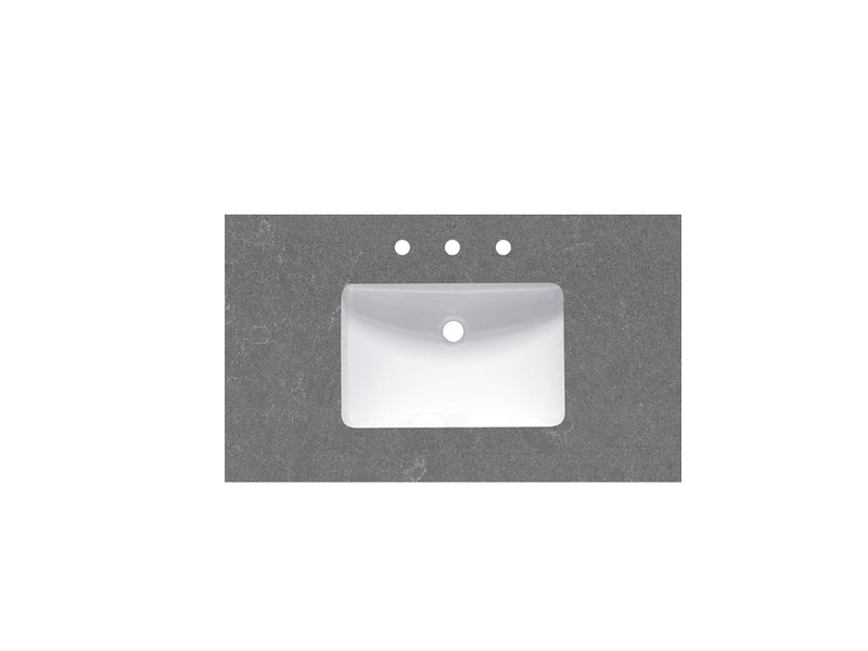 Fairmont Designs 2cm (3/4") 37" Quartz Top Ease Edge - Single