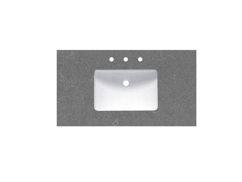 Fairmont Designs 2cm (3/4") 43" Quartz Top Ease Edge - Single