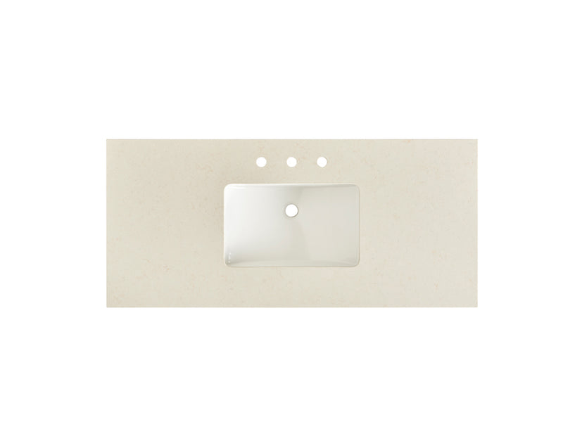 Fairmont Designs 2cm (3/4") 49" Quartz Top Ease Edge - Single
