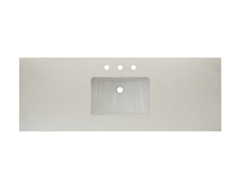 Fairmont Designs 2cm (3/4") 61" Quartz Top Ease Edge  - Single