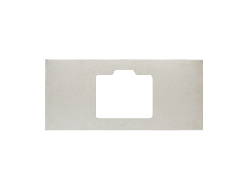Fairmont Designs 2cm (3/4") 48x22" Vessel Quartz Top Ease Edge - Single