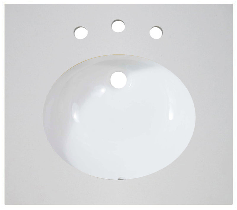 Fairmont Designs 2cm (3/4") 25" Quartz Top Ogee Edge - Single