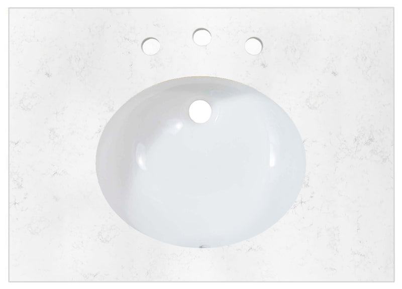Fairmont Designs 2cm (3/4") 31" Quartz Top Ogee Edge - Single
