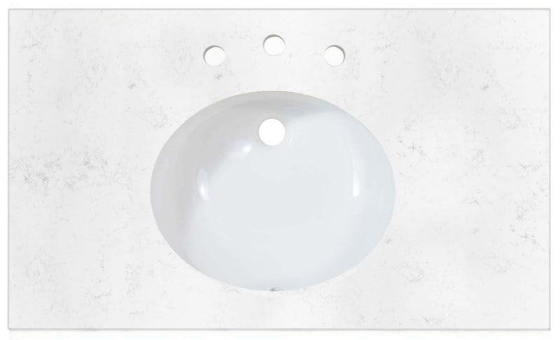 Fairmont Designs 2cm (3/4") 37" Quartz Top Ogee Edge - Single