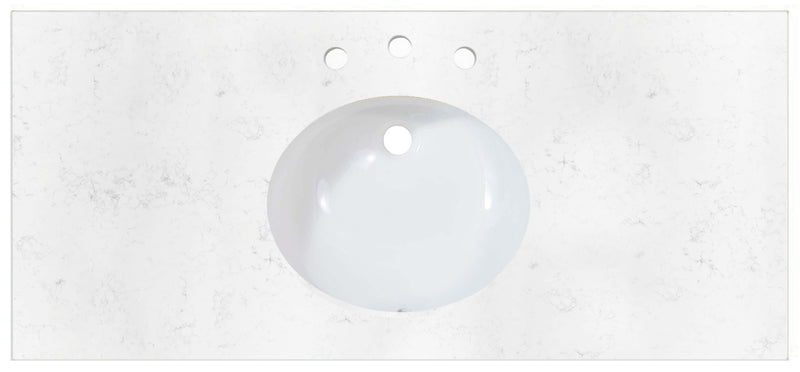 Fairmont Designs 2cm (3/4") 49" Quartz Top Ogee Edge - Single