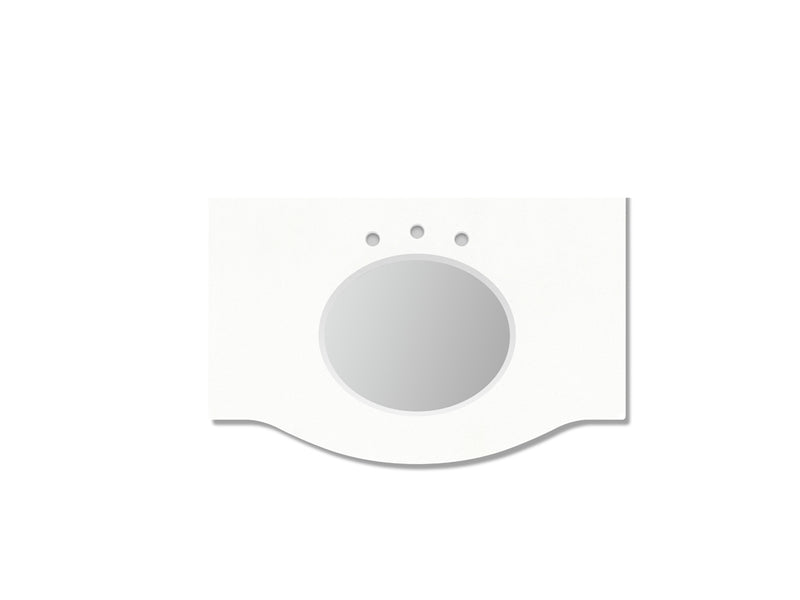 Fairmont Designs 2inch - 37" Quartz Top Ease Edge - Single