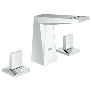 Grohe 20343 Allure Brilliant 8" Widespread 2-Handle S-Size Bathroom Faucet 4.5 L/min - 1.2 GPM