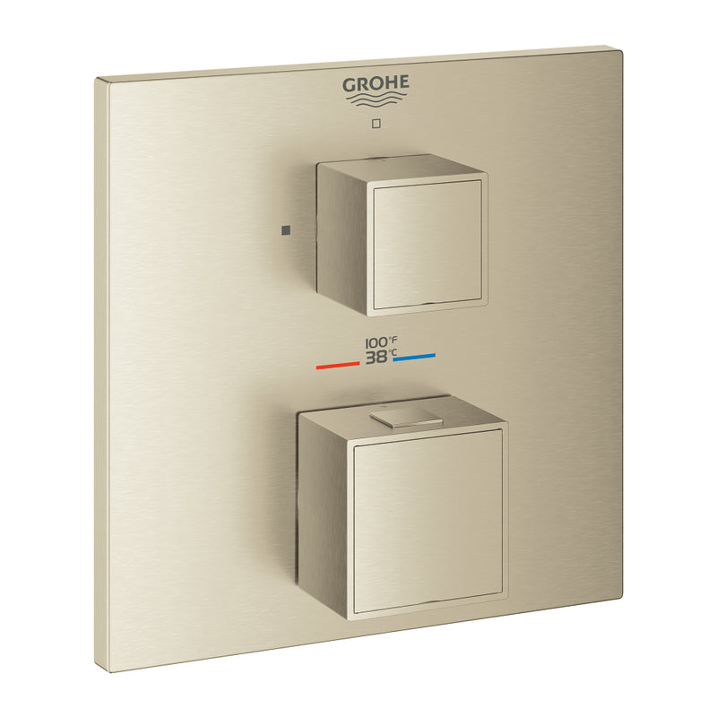 Grohe 24157 Grohtherm Single Function 2-Handle Thermostatic Valve Trim