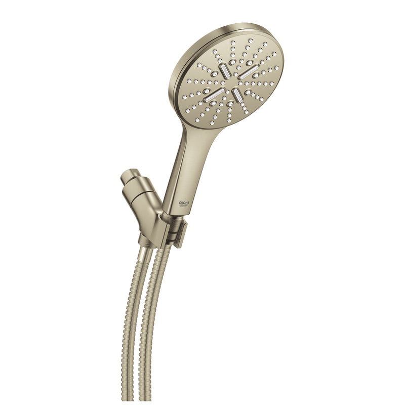 Grohe 26604 Rainshower Hand Shower Kit - 3 Sprays 6.6 L/min - 1.75 GPM