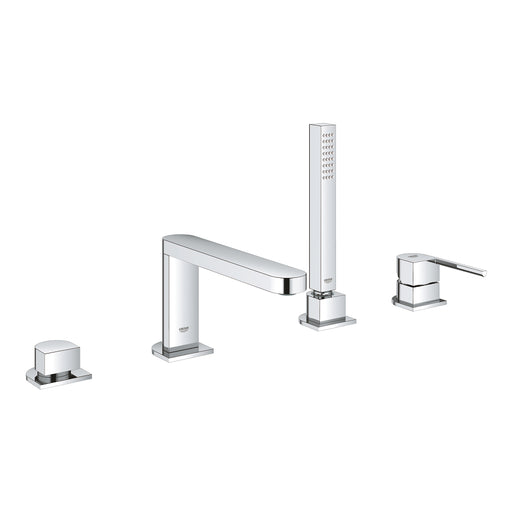 Grohe 29307 Plus 4-Hole Single-Handle Deck Mount Roman Tub Faucet with 6.6 L/min - 1.75 GPM Hand Shower
