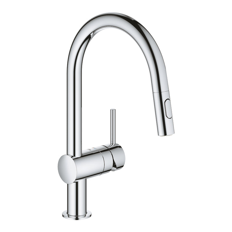Grohe 31378 Minta Single-Handle Pull Down Kitchen Faucet Dual Spray 6.6 L/min - 1.75 GPM