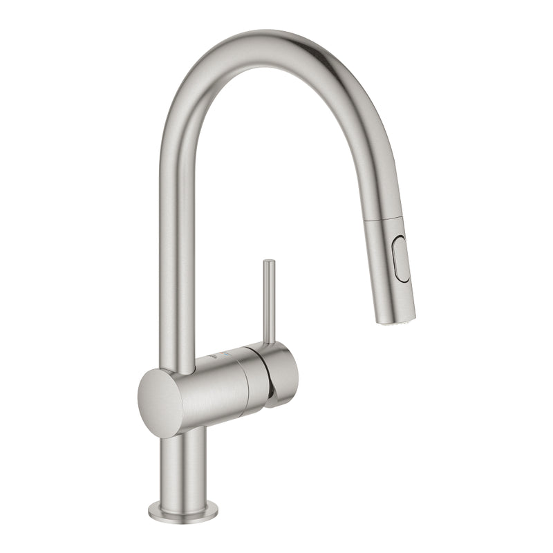 Grohe 31378 Minta Single-Handle Pull Down Kitchen Faucet Dual Spray 6.6 L/min - 1.75 GPM