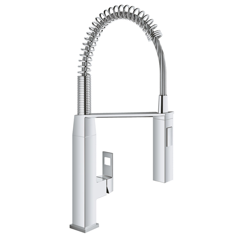 Grohe 31401 Eurocube Single-Handle Semi-Pro Dual Spray Kitchen Faucet 6.6 L/min - 1.75 GPM
