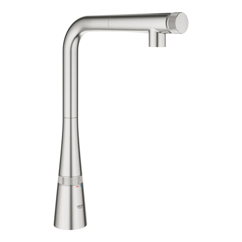Grohe 31559 Grohe Zedra SmartControl Pull-Out Single Spray Kitchen Faucet 6.6 L/min - 1.75 GPM
