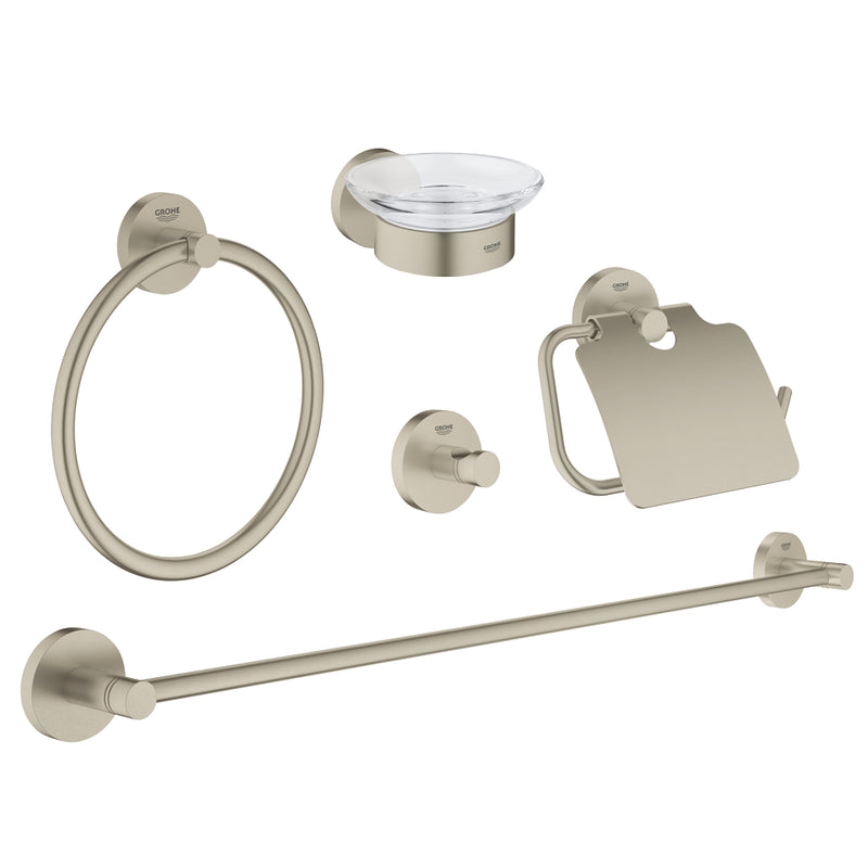 Grohe 40344 Essentials 5-in-1 Accessory Set