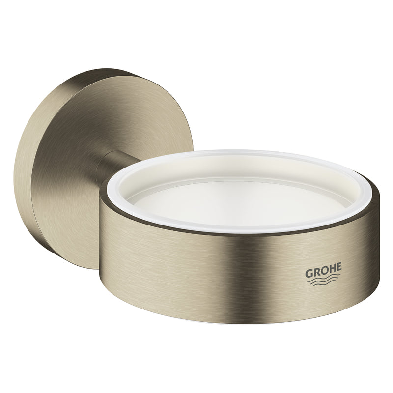 Grohe 40369 Essentials Holder For Glass Soap Dish Or Soap Dispenser