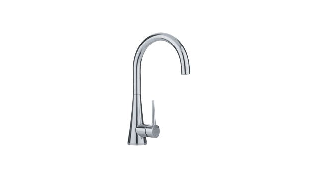 Franke FFBP25 Faucet Pull out curved stream only Polished Chrome