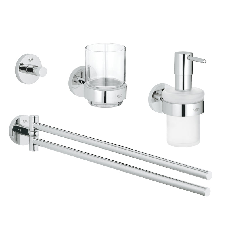 Grohe 40846 Essentials 4-in-1 Accessory Set