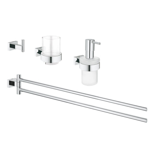 Grohe 40847 Essentials Cube 4-in-1 Accessory Set