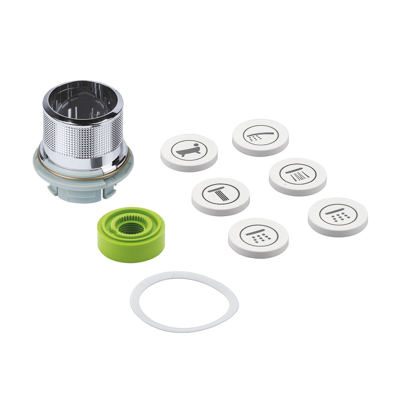 Grohe 48361 SmartControl Button Replacement with Icon Caps