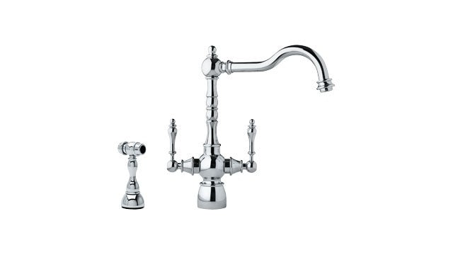 Franke FHF4 FH Faucet with sidespray Pol. Chrome