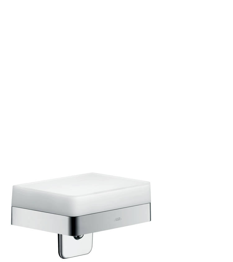 AXOR UNIVERSAL SOAP/LOTION DISPENSER & SHELF FOR WALL/RAIL