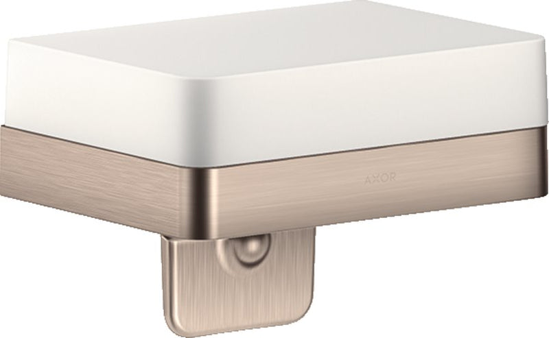 AXOR UNIVERSAL SOAP/LOTION DISPENSER & SHELF FOR WALL/RAIL