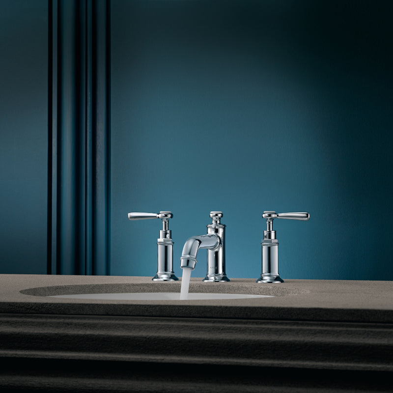 AXOR MONTREUX WIDESPREAD FAUCET WITH LEVER HANDLES, 1.2 GPM