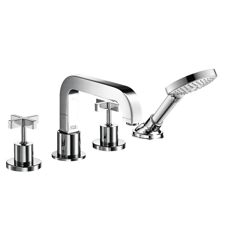 AXOR CITTERIO TRIM, 4 HOLE ROMAN TUB SET CROSS HANDLE 1.75 GPM