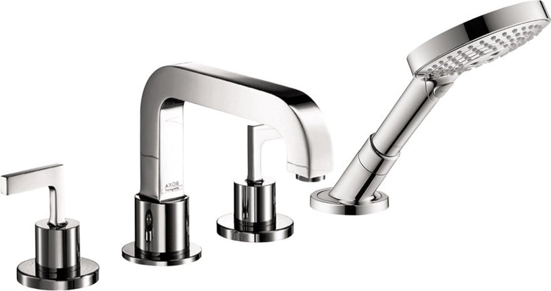 AXOR CITTERIO TRIM, 4 HOLE ROMAN TUB SET LEVER HANDLE 1.75 GPM