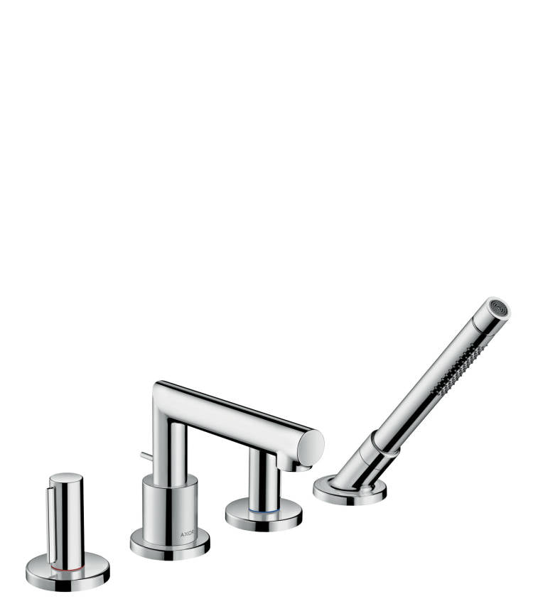 AXOR UNO 4-HOLE ROMAN TUB SET TRIM WITH ZERO HANDLES WITH 1.75 GPM HA