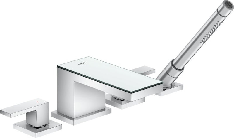 AXOR MYEDITION 4-HOLE ROMAN TUB SET TRIM WITH 1.75 GPM HANDSHOWER