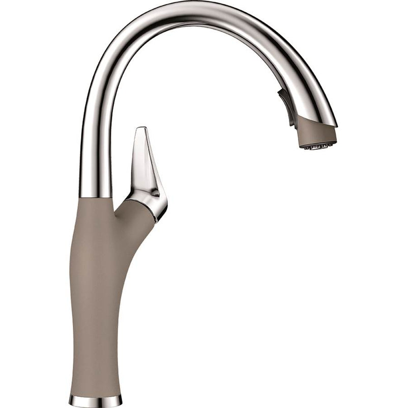 BLANCO ARTONA, STAINLESS FINISH / TRUFFLE