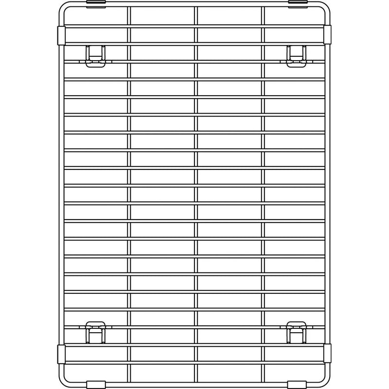 BLANCO ELEVATED GRID, S/S, QUATRUS GOURMET SERIES