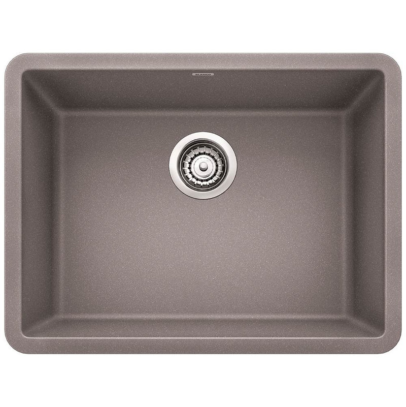 BLANCO PRECIS U SINGLE 24, METALLIC GRAY