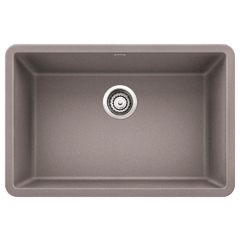 BLANCO PRECIS U SINGLE 27, METALLIC GRAY