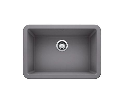 BLANCO IKON 27 APRON, METALLIC GRAY
