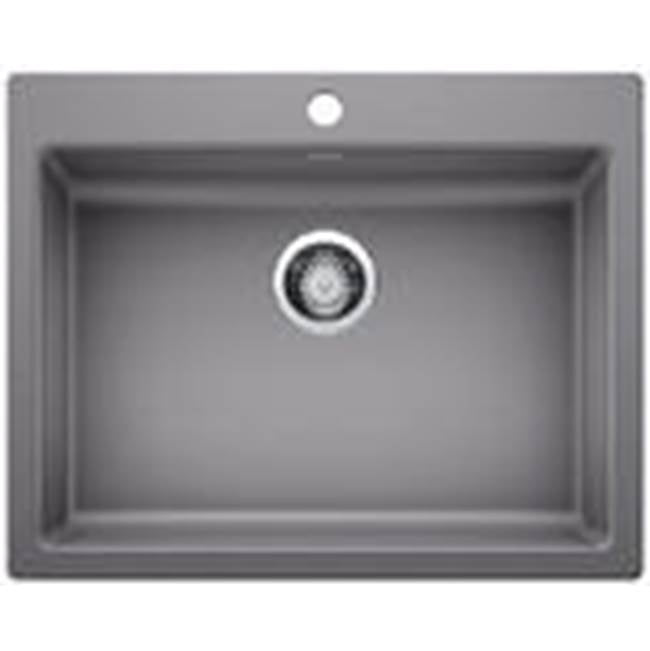 BLANCO PRECIS S. 25 ADA DUAL MOUNT, CONCRETE GRAY