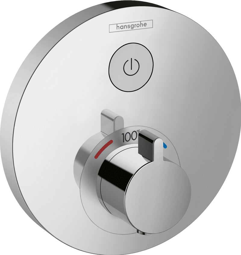 HANSGROHE SHOWERSELECT E THERMOSTATIC TRIM 1 FUNCTION, ROUND