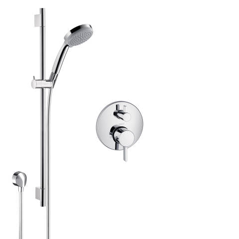 HANSGROHE SHOWER KIT THM 1-FUNCTION WALLBAR W/HSHWR