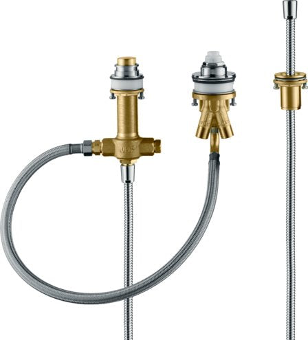 HANSGROHE ROUGH, 3-HOLE, SINGLE-LEVER ROMAN TUB SET