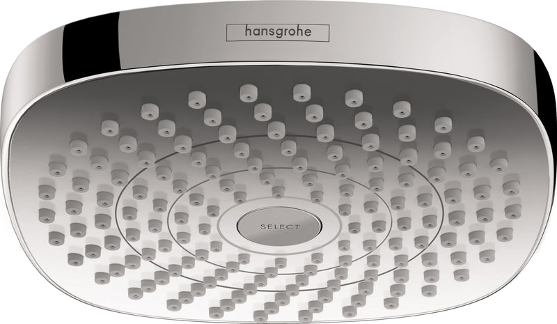 HANSGROHE CROMA SELECT E 180 2-JET OVERHEAD SHOWER, 1.8 GPM