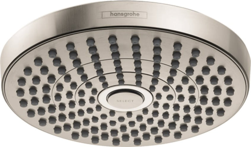 HANSGROHE CROMA SELECT S 180 2-JET OVERHEAD SHOWER, 1.8 GPM