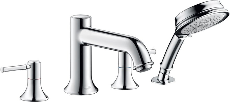 HANSGROHE TALIS C 4-HOLE ROMAN TUB SET TRIM WITH 1.8 GPM HANDSHOWER