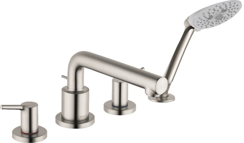HANSGROHE TALIS S 4-HOLE ROMAN TUB SET TRIM WITH 1.8 GPM HANDSHOWER