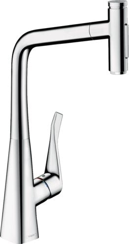 HANSGROHE METRIS SELECT KITCHEN FAUCET, 2-SPRAY PULL-OUT