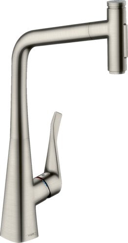 HANSGROHE METRIS SELECT KITCHEN FAUCET, 2-SPRAY PULL-OUT