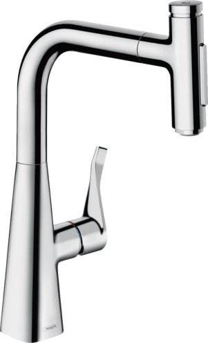 HANSGROHE METRIS SELECT PREP KITCHEN FAUCET, 2-SPRAY PULL-OUT